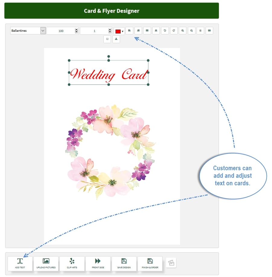 Business, Wedding Card & Flyer Designer Plugin by extendons